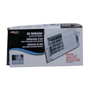 DEFLECT-O Air Deflector for Side Wall Registers (10-16") – Energy Savings, Comfo